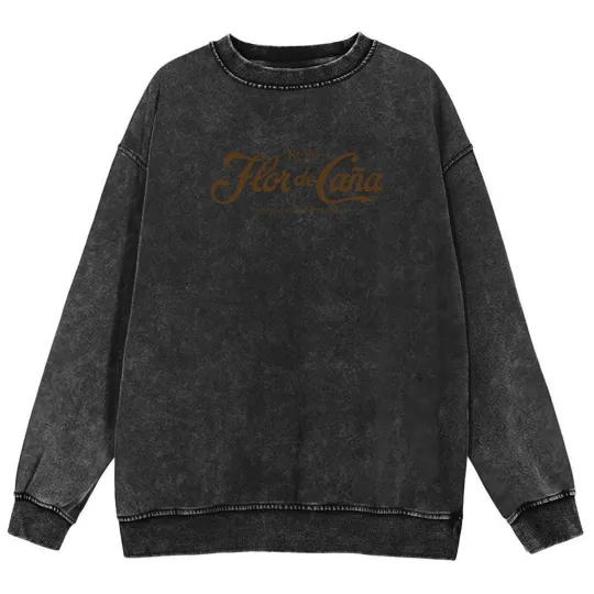 Discover Flor de Caña Rum Mineral Wash Sweatshirts