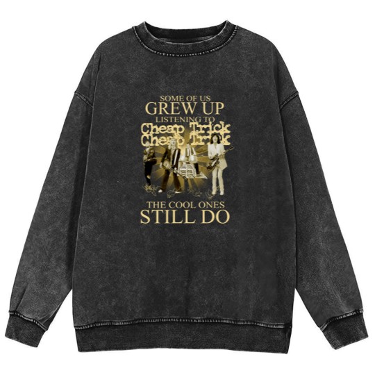 Discover Vintage  Trick Mineral Wash Sweatshirts,  Trick The Cool Ones Still Do Mineral Wash Sweatshirts
