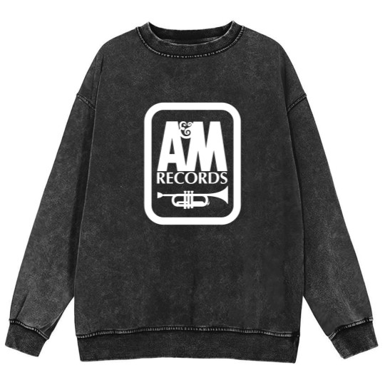Discover A&M Records Mineral Wash Sweatshirts - Defunct Record Company Logo