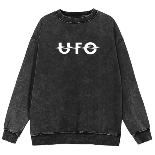 Discover UFO ROCK BAND DE Mineral Wash Sweatshirts