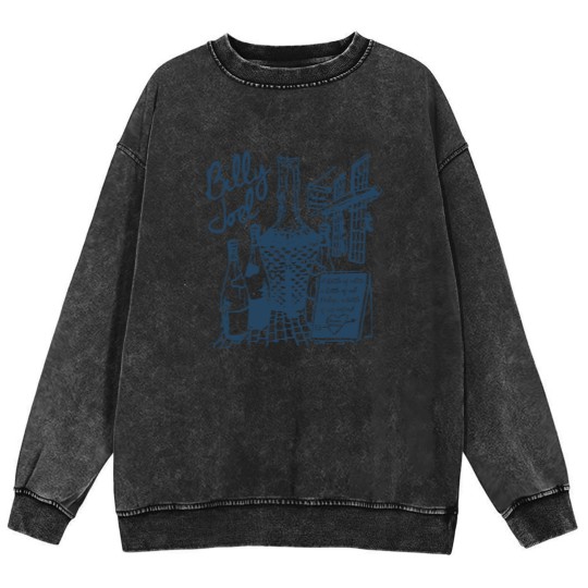 Discover Vintage Billy Joel Concert Crewneck Unisex Mineral Wash Sweatshirts