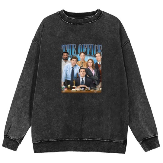 Discover Limited The Office TV Show Vintage Mineral Wash Sweatshirts