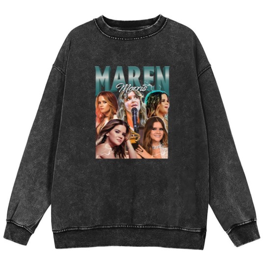 Discover Maren Morris Vintage 90S Mineral Wash Sweatshirts, Country Music Mineral Wash Sweatshirts, Country Song Mineral Wash Sweatshirts