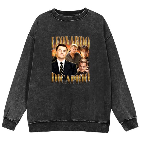 Discover Leonardo Dicaprio Bootleg Mineral Wash Sweatshirts - Leonardo Dicaprio