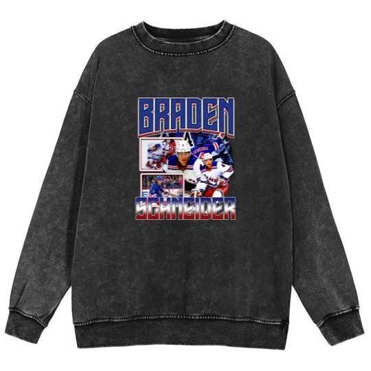 Discover Braden Schneider Mineral Wash Sweatshirts Ice Hockey American