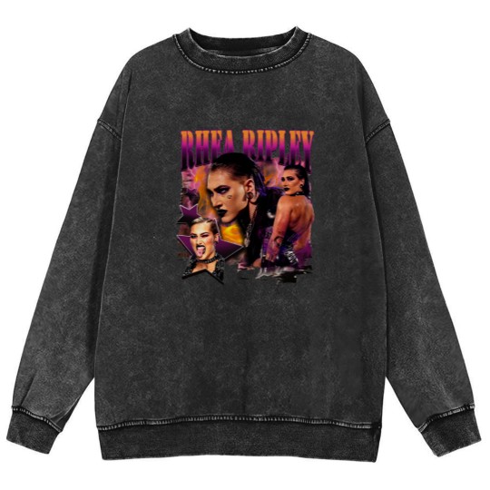 Discover Rhea Ripley  vintage Rhea Ripley Mineral Wash Sweatshirts style Mineral Wash Sweatshirts great gift