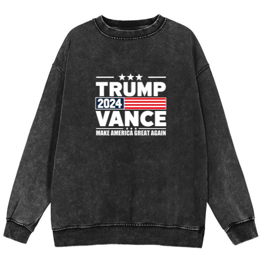 Discover Trump Vance 2024 Merchandise - Trump Vance - Mineral Wash Sweatshirts