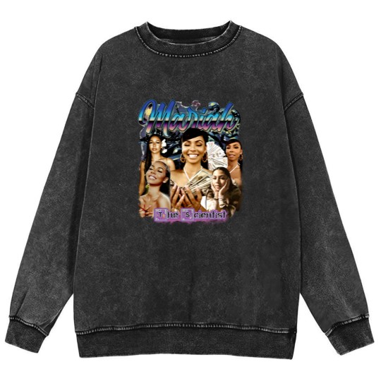 Discover Vintage Mariah the Scientist Mineral Wash Sweatshirts, Mariah the Scientist