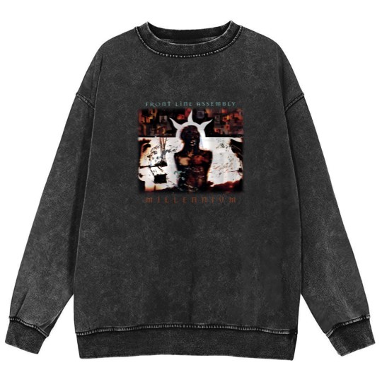 Discover Front Line Assembly Mineral Wash Sweatshirts rock Mineral Wash Sweatshirts