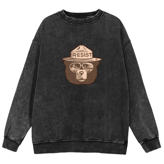 Discover Alt National Park Service Resist - bear mountains Mineral Wash Sweatshirts