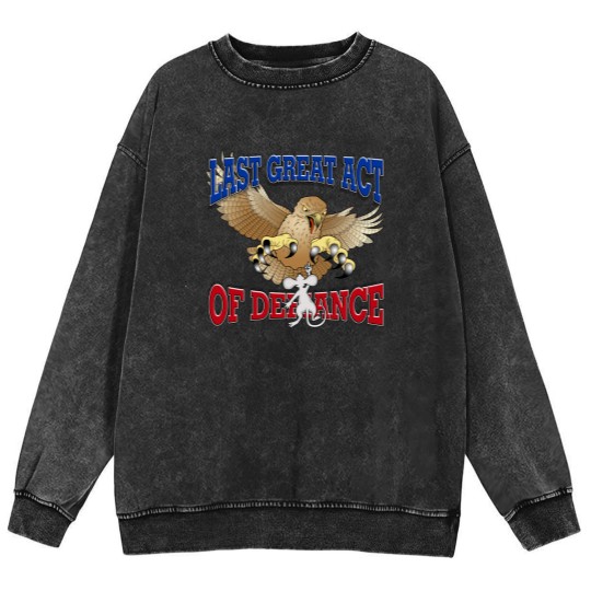Discover Last Great Act of Defiance Mineral Wash Sweatshirts