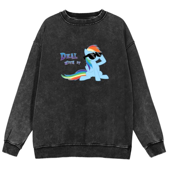Discover My Little Pony MLP Mineral Wash Sweatshirts - Rainbow Dash Deal