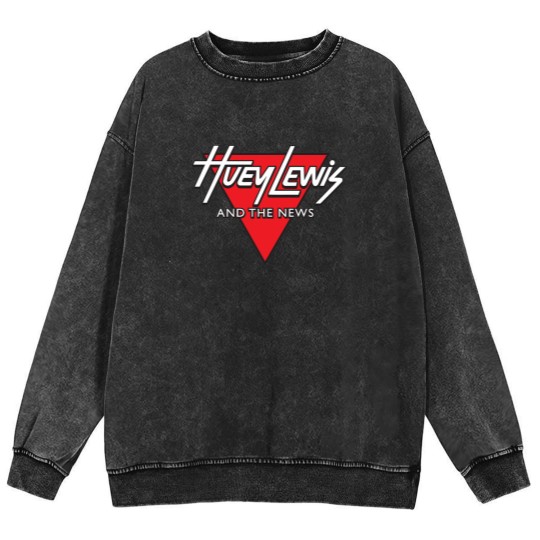 Discover Huey Lewis & the News Mineral Wash Sweatshirts