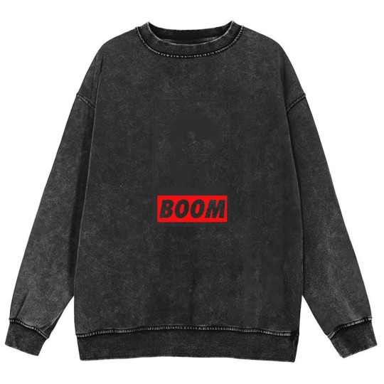 Discover Kim Jong Un Boom Mineral Wash Sweatshirts