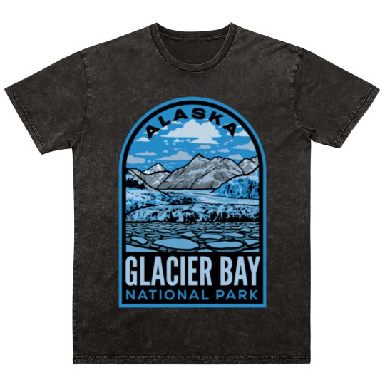 Discover Glacier Bay National Park Mineral Wash T Shirts