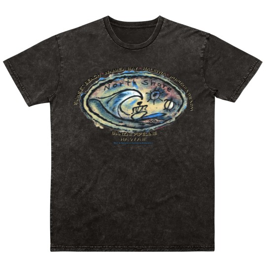 Discover Vintage Sunset Beach Banzai Pipeline, Hawaii Mineral Wash T Shirts