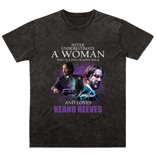 Discover Keanu Reeves Mineral Wash T Shirts, John Wick, Keanu Reeves Mineral Wash T Shirts