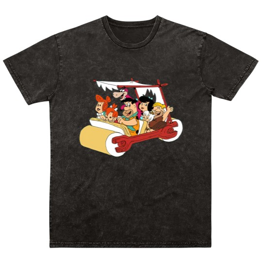 Discover The Flintstones Mineral Wash T Shirts, The Flintstones Characters Mineral Wash T Shirts