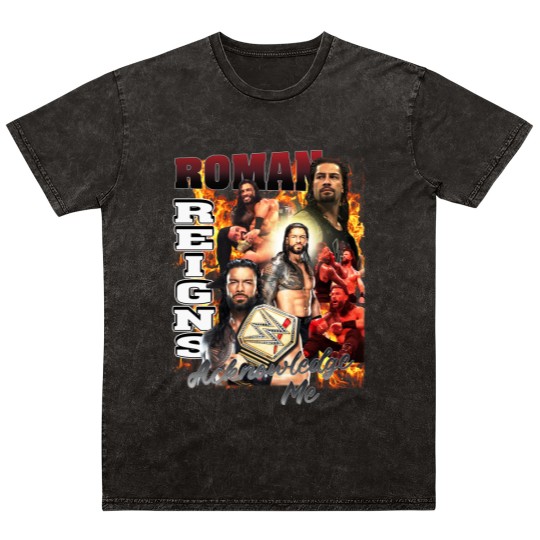 Discover Roman Reigns Acknowledge Me Unisex Softstyle Mineral Wash T Shirts, Roman Reigns Unisex Mineral Wash T Shirts