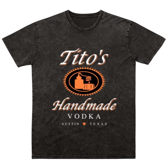 Discover Tito Mineral Wash T Shirts, TITO'S Handmade Vodka Mineral Wash T Shirts, Austin Mineral Wash T Shirts