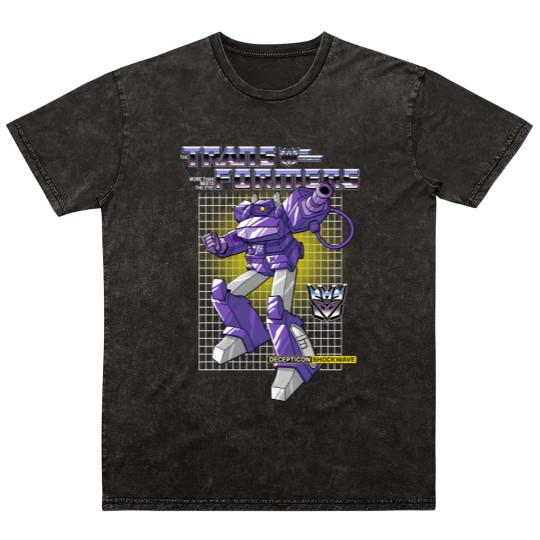 Discover Transformers Shockwave Purple Mineral Wash T Shirts, Transformers Rise of the Beasts Mineral Wash T Shirts