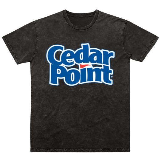 Discover Cedar Point Logo Mineral Wash T Shirts