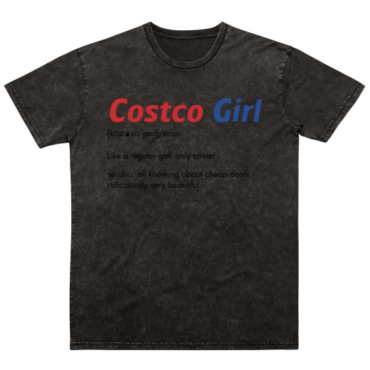 Discover Funny Costco Mineral Wash T Shirts "Costco Girl" Costco Costco Employees and  Costco Lovers