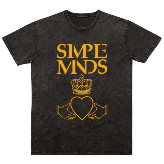 Discover Simple Minds Logo Mineral Wash T Shirts