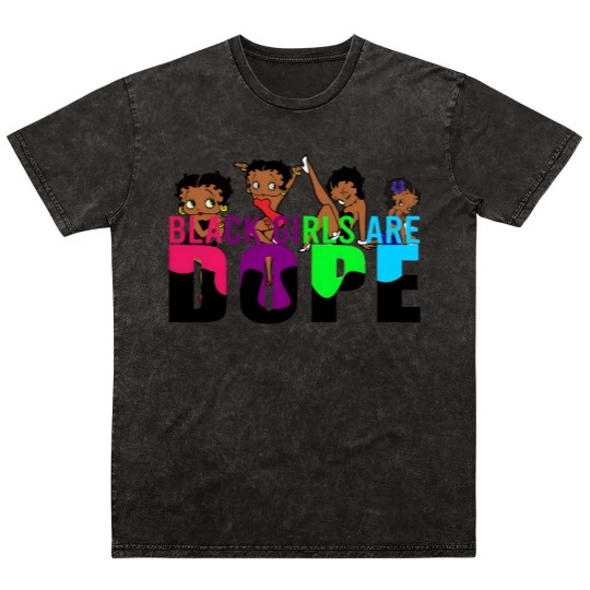 Discover Betty Boop Black Girls Are Dope Vintage Mineral Wash T Shirts, Animation Mineral Wash T Shirts, Betty Boop Mineral Wash T Shirts