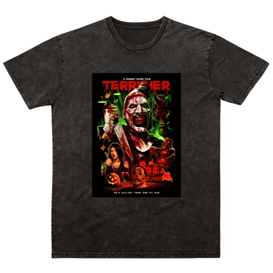 Discover Hell On Mineral Wash T Shirts Terrifiers 2 Mineral Wash T Shirts, Scary Clown Mineral Wash T Shirts, Halloween Mineral Wash T Shirts