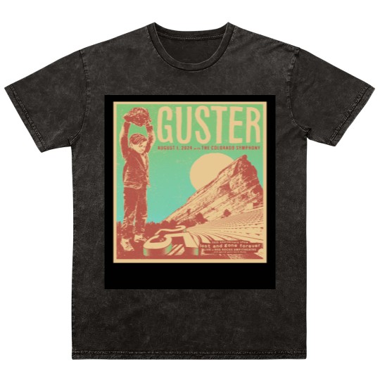 Discover Guster 25th Anniversary Show Red Rocks Amphitheatre Mineral Wash T Shirts