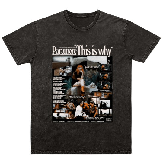 Discover Vintage This is Why Mineral Wash T Shirts, Paramore This is Why Mineral Wash T Shirts, Paramore Tour 2023 Mineral Wash T Shirts