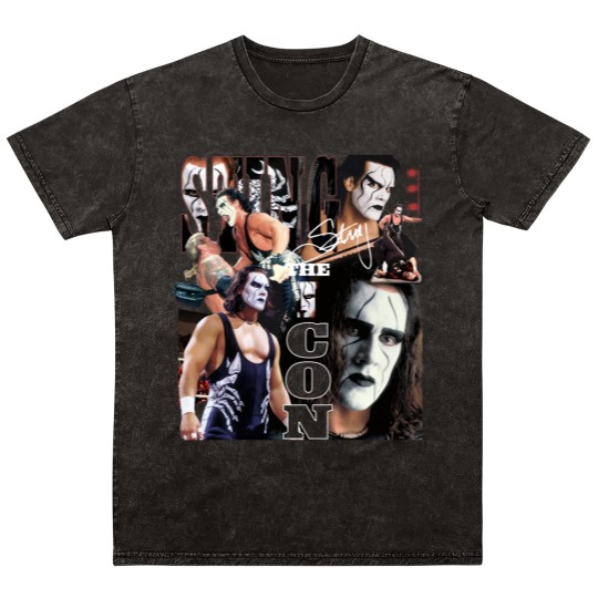 Discover Sting Wrestling Mineral Wash T Shirts Freakin Wrestler Retro Vintage Mineral Wash T Shirts