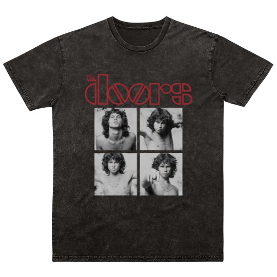 Discover The Doors: Jim Morrison Boxes Black Mineral Wash T Shirts