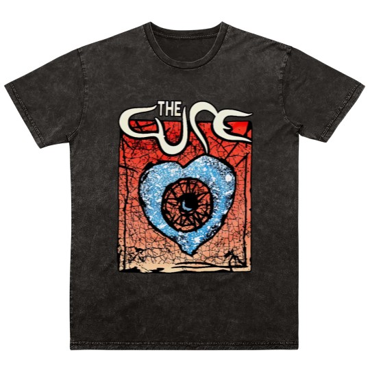 Discover Vintage The Cure Mineral Wash T Shirts, The Cure Mineral Wash T Shirts, Rock Music Graphic Mineral Wash T Shirts