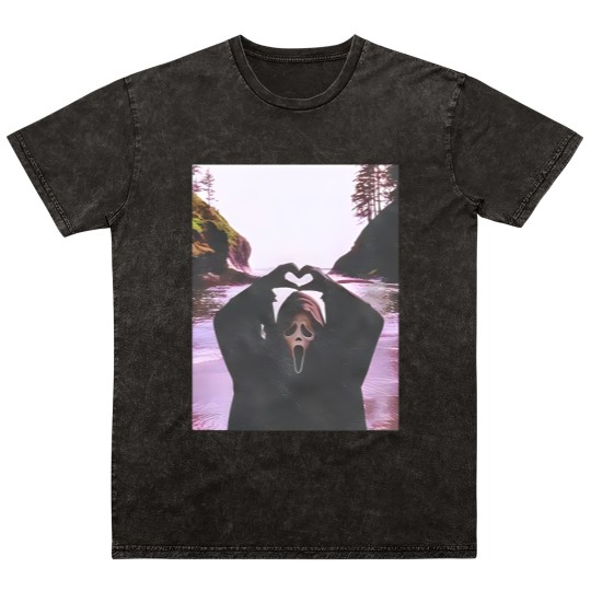 Discover Scream Halloween Heart Hands Comfort Colors Mineral Wash T Shirts, Ghostface Scream Halloween Mineral Wash T Shirts, Michael Myers Mineral Wash T Shirts, Horror Movie Mineral Wash T Shirts Gift