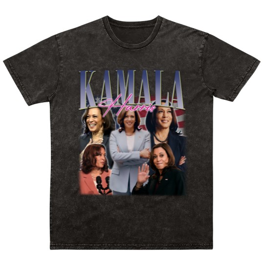 Discover KAMALA HARRIS Mineral Wash T Shirts | Kamala Harris Homage Mineral Wash T Shirts