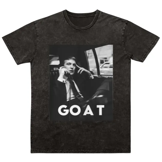 Discover Trump Mineral Wash T Shirts, Trump GOAT Greatest Of All Time, Donald Trump Mineral Wash T Shirts