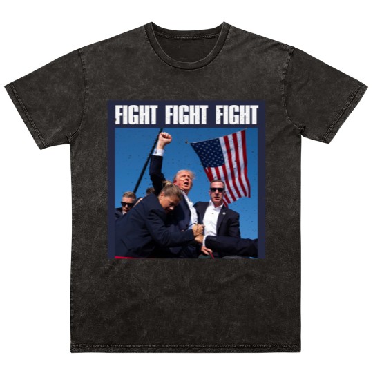 Discover Trump Fight Fight Fight - Trump Fight - Mineral Wash T Shirts