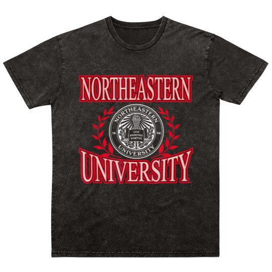Discover northeastern huskies laurels logo officially licensed t Mineral Wash T Shirts