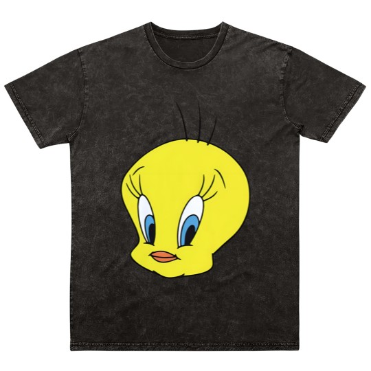 Discover Tweety Bird  gender neutral short sleeved Mineral Wash T Shirts