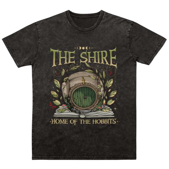 Discover The Shire  Mineral Wash T Shirts, Gift For Hobbit Lovers, Tolkien Mineral Wash T Shirts, The Fellowship Bookish Mineral Wash T Shirts Hobbit Mineral Wash T Shirts, Lord Of The Rings Mineral Wash T Shirts