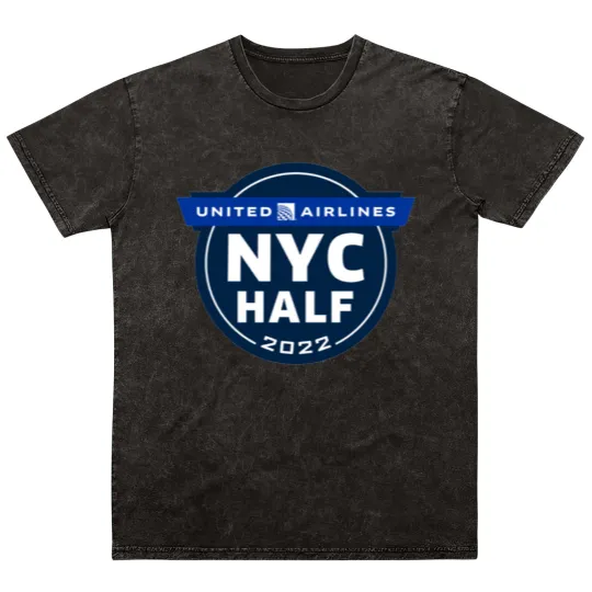 Discover New York Half Marathon Mineral Wash T Shirts