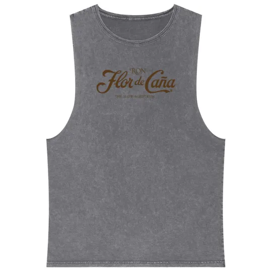 Discover Flor de Caña Rum Mineral Wash Tank Tops