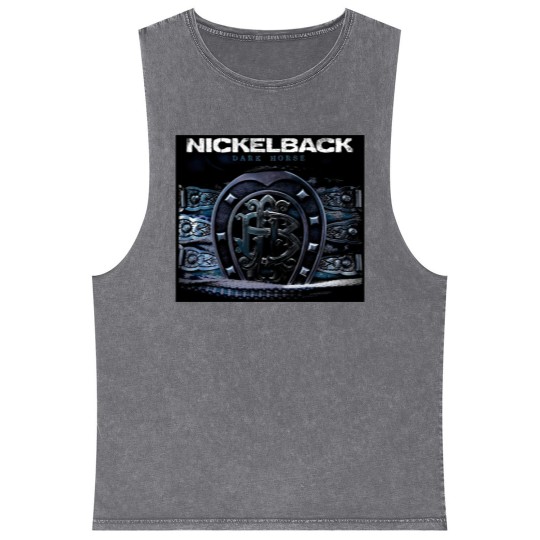 Discover Rare Dark Horse Nickelback Unisex Gift For Fans Mineral Wash Tank Tops
