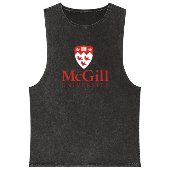 Discover McGill Univ Logo Mineral Wash Tank Tops