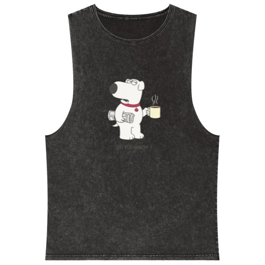 Discover Brian Griffin Happy Mineral Wash Tank Tops | Family Guy