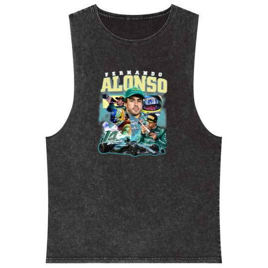 Discover FRD Alonso Mineral Wash Tank Tops Classic Mineral Wash Tank Tops