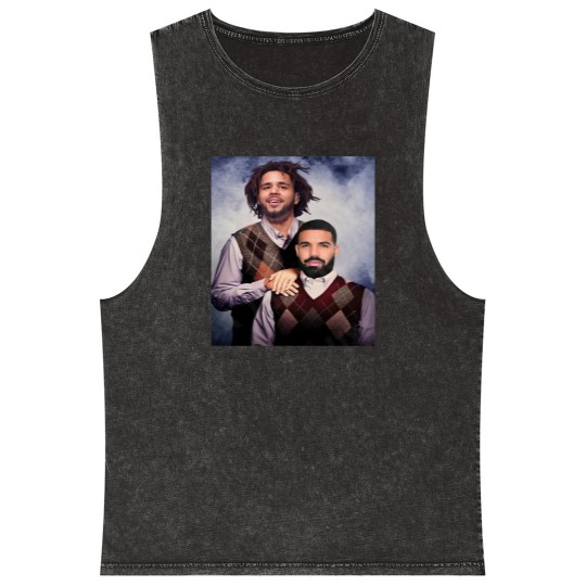 Discover Drake J Cole Mineral Wash Tank Tops -Vintage 90s Mineral Wash Tank Tops- Retro Rap Vintage 90S Y2k Bootleg Mineral Wash Tank Tops