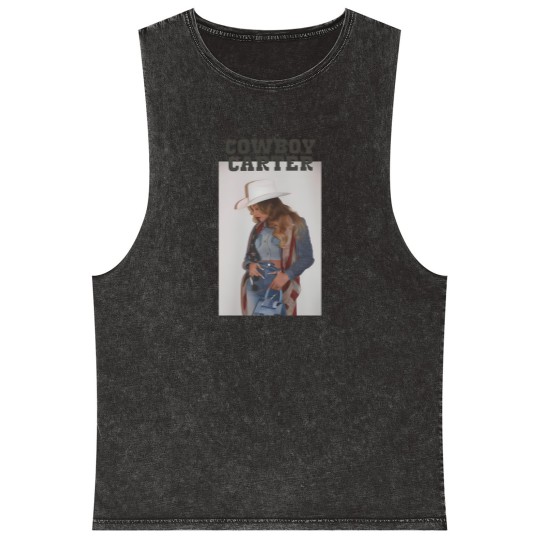 Discover Beyonce Cowboy Carter Act ii Beyince Mineral Wash Tank Tops Unisex Cotton Ringer Mineral Wash Tank Tops
